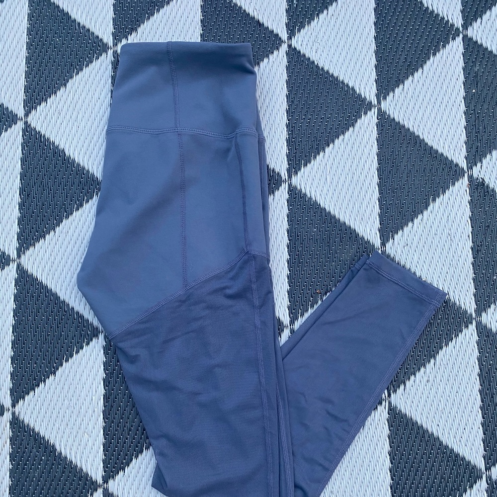 Zella Full Sheer Panel High Waisted Legging